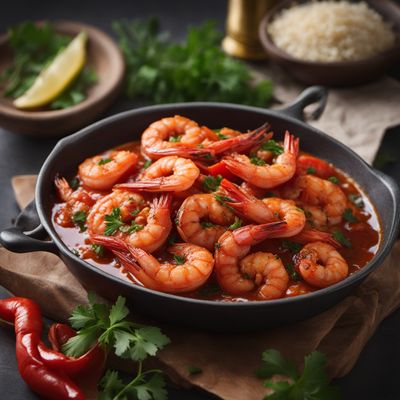 Spicy Balearic Shrimp