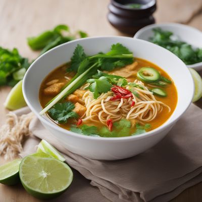 Spicy Coconut Laksa Soup