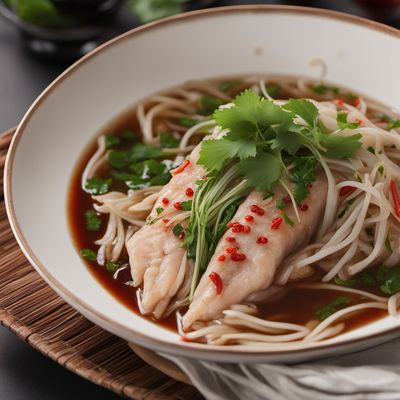 Spicy Fish Hot Pot with Lotus Root and Enoki Mushrooms