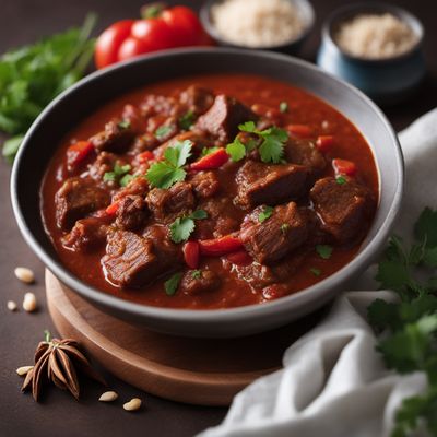 Spicy Meat Stew with Middle Eastern Flavors