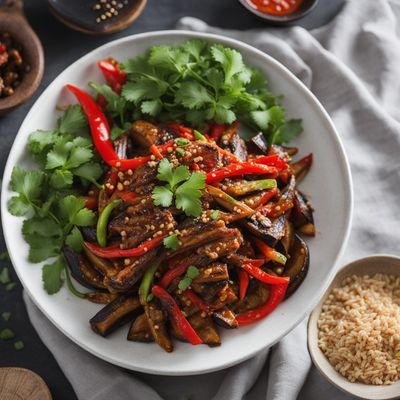 Spicy Miso Eggplant Stir-Fry