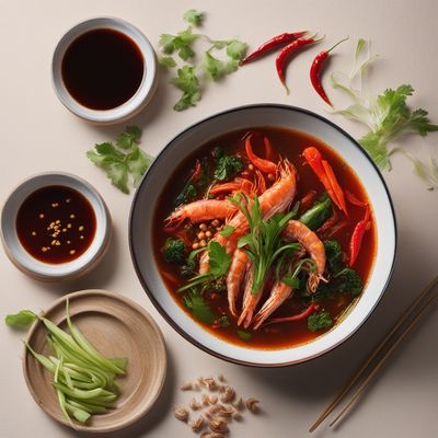 Spicy Seafood Soup with Fermented Skate, Honghap Tang