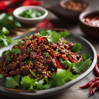 Spicy Sichuan Beef Salad