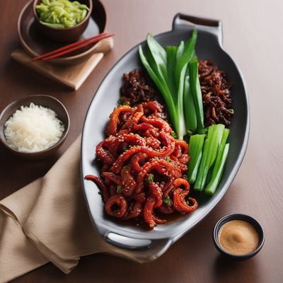 Spicy Stir-Fried Octopus
