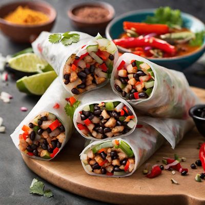 Cuban-style Spring Rolls