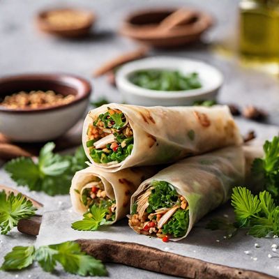 Moroccan-inspired Spring Rolls