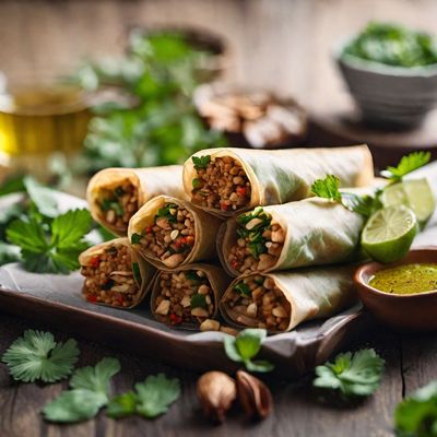 Moroccan-inspired Spring Rolls