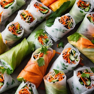 Nouvelle Cuisine Spring Rolls