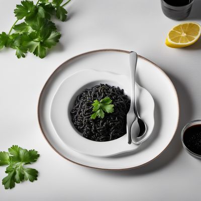 Squid Ink Risotto