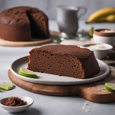 St. Kitts and Nevis Roasted Carob Cake