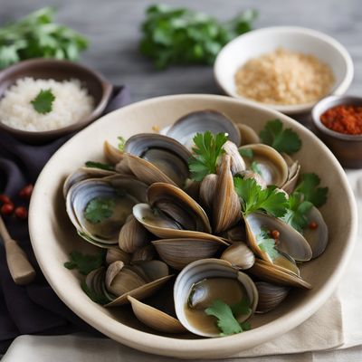 Steamed Clams with Kazakh Flair