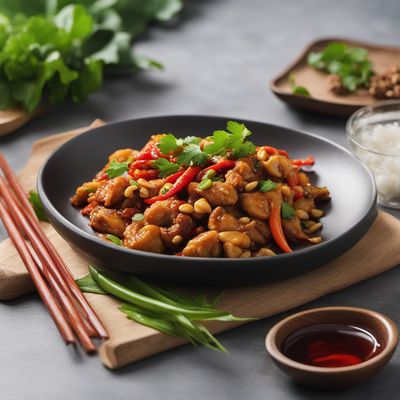 Stir-Fried Chicken with Cashew Nuts and Pineapple