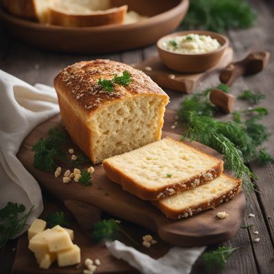 Strandzhanka - Bulgarian Cheese and Egg Bread