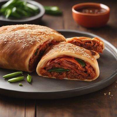 Stromboli with a Korean Twist