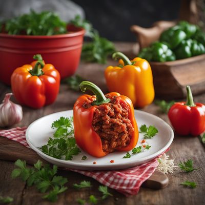 Stuffed Bell Peppers with a Croatian Twist