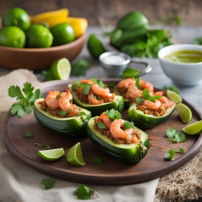 Stuffed Cucumbers with Shrimp