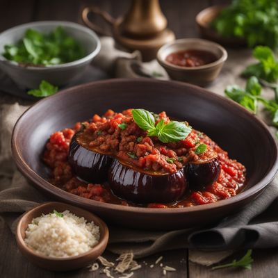 Stuffed Eggplant Delight