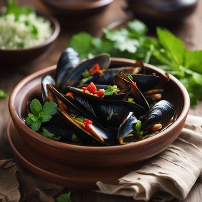 Stuffed Mussels with Yunnan Twist