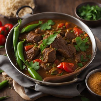 Sudanese Spiced Lamb Stew with Okra