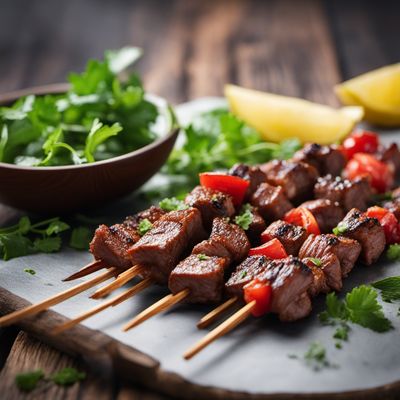 Sudanese-style Grilled Beef Skewers