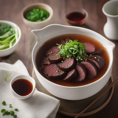 Sundaeguk - Traditional Korean Blood Sausage Soup