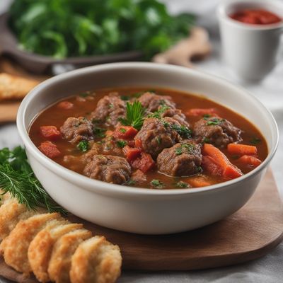 Supa Topcheta - Bulgarian Meatball Soup