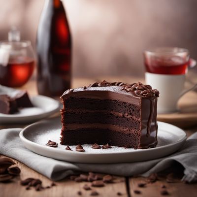 Swedish Chocolate Fudge Cake