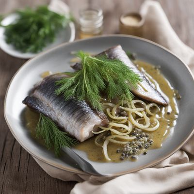 Swedish Glazed Herring with Mustard and Onion