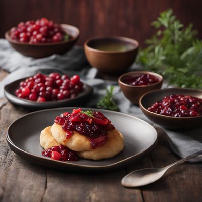 Swedish Potato Dumplings with Bacon and Lingonberry Jam