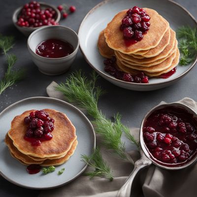 Swedish Potato Pancakes with Lingonberry Jam