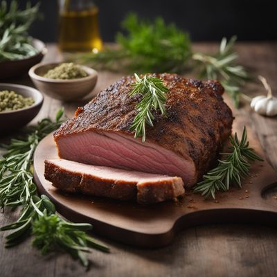 Swiss-style Roasted Pork with Herb Crust