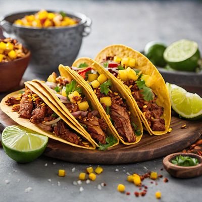 Tacos al Pastor with a Brazilian Twist