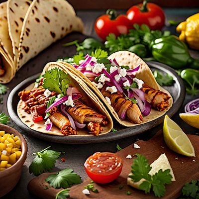 Tacos al Pastor with a Mediterranean Twist