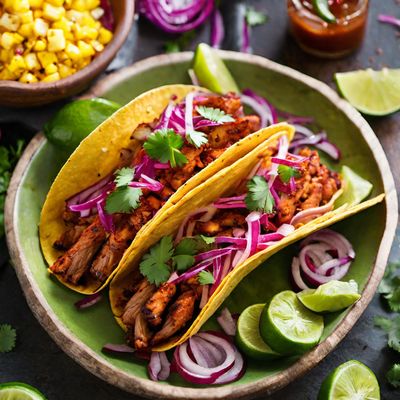 Tacos al Pastor with a Nouvelle Cuisine Twist