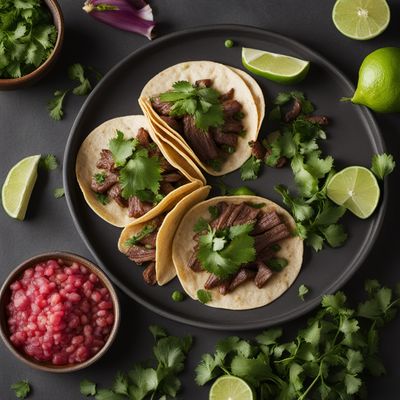 Tacos de Lengua with Salsa Verde