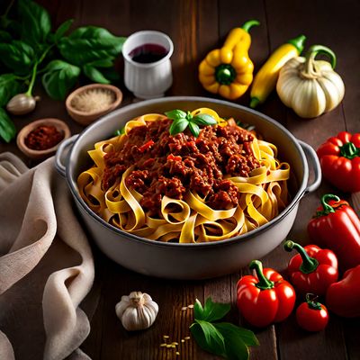 Tagliatelle al ragù alla Bolognese