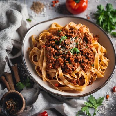 Tagliatelle al ragù alla Bolognese