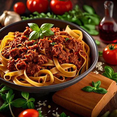 Tagliatelle al ragù alla Bolognese