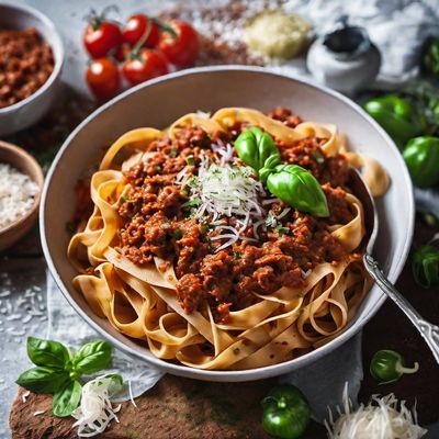 Cuban-style Tagliatelle al ragù alla Bolognese