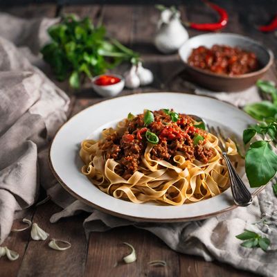 Tagliatelle al ragù alla Bolognese