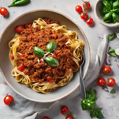 Tagliatelle al ragù alla Bolognese