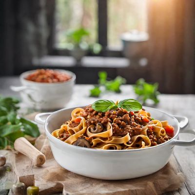 Vegan Tagliatelle al Ragù alla Bolognese