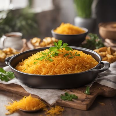 Tahdig with Saffron Rice and Crispy Potatoes