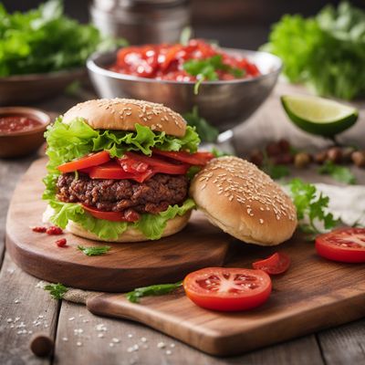 Tajik Pastrami Burger