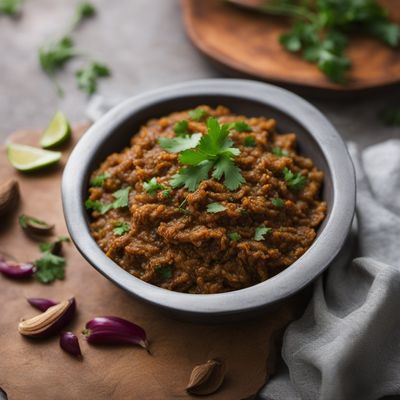 Tajik-style Smoky Eggplant Mash