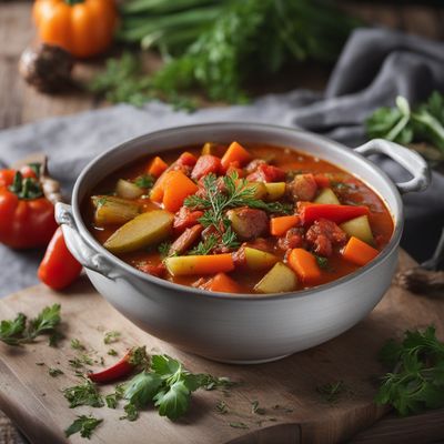 Taleshko Vareno - Serbian Vegetable Stew