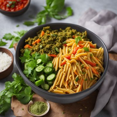 Tamil-style Pasta Salad