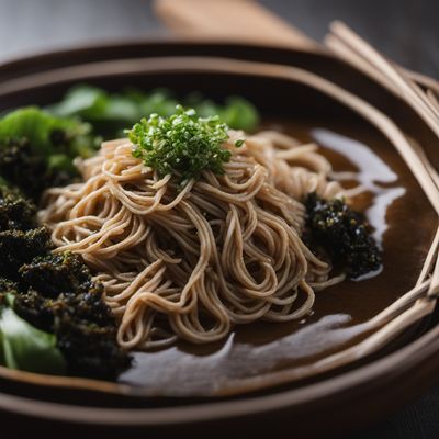 Tanuki Soba with Crispy Tempura Bits