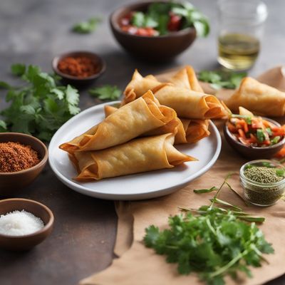 Tanzanian Spiced Samosa Rolls