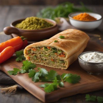 Tanzanian Spiced Stuffed Bread